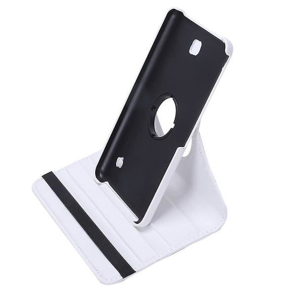 2 stk. Etuier for Galaxy Tab 4 Tablet SM-T230 SM-T231 360 Graders Rotasjon Hus, Hvit & Kaffe