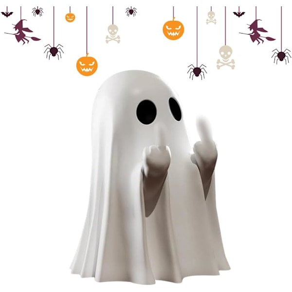 Halloween-spöke Figur, Halloween-prydnader, Rolig Halloween-spöke Prydnad, Spöke Figur, 2024 Nytt Läskigt Spöke Skulptur för Halloween Dekoration