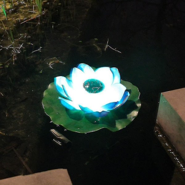 Pool flydende lampe sol lotus s led blomst en sol lampe lotu