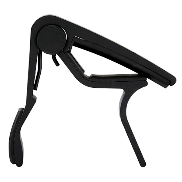 Kitaran capo nopea vaihto capo 6-kieliselle akustiselle kitaralle sähkökitaralle klassiselle kitaralle ukulele capo (musta) black