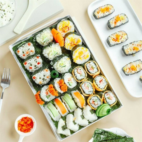 Sushi Maker Risform Japanse Kakeform Multifunksjonell Form Sushi Making Kit Kvadratisk Sushi Form B