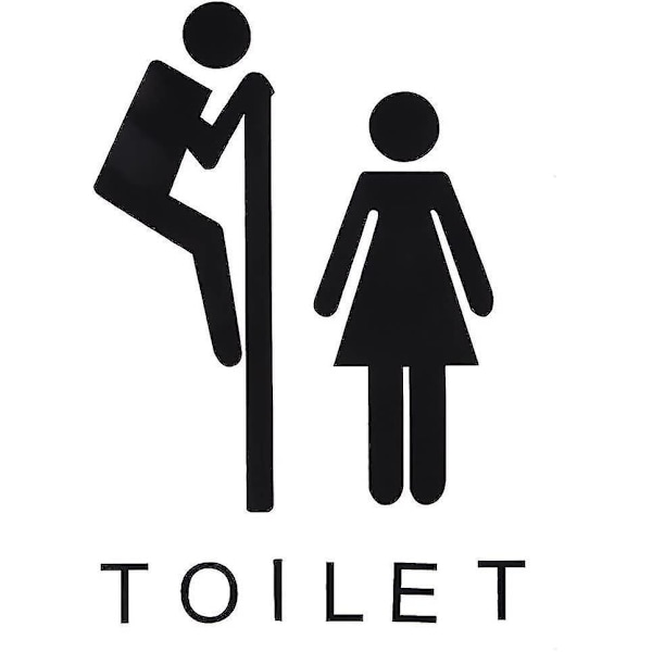 WC-tarrat, irrotettava, wc-istuimelle, kylpyhuoneen ovelle, wc-kyltti