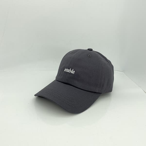 Lue for menn og kvinner Justerbar baseballcaps Grey