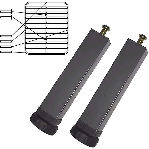 2 kpl Säädettävät Metalliset Jalat Sängylle, Huonekaluille, Kaappiin, Jalka, Jalat