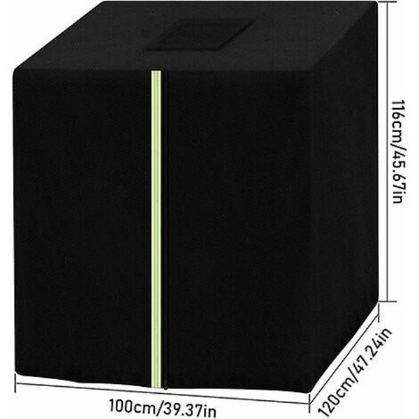 IBC-kannen suojakansi, säiliö IBC-kannen suojakansi, 420D UV-suojattu IBC/sadekansi vetoketjulla, heijastava nauha, säiliöille