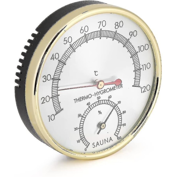 2-i-1 Hygrotermograf Termometer For Sauna, Sauna Tilbehør For Hjem, Kontorer, Verksteder, Skoler