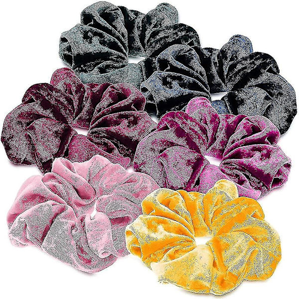 Hår Scrunchies Fløjl Elastiske Hårbånd Scrunchy Hårbånd Reb Scrunchie Gave
