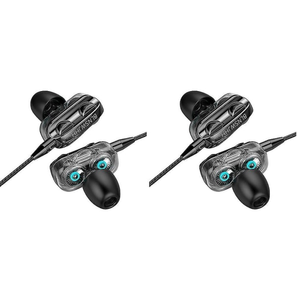 2x In-ear Earphone Phs Wired Phs Earbuds Sports Wired Earph Music E