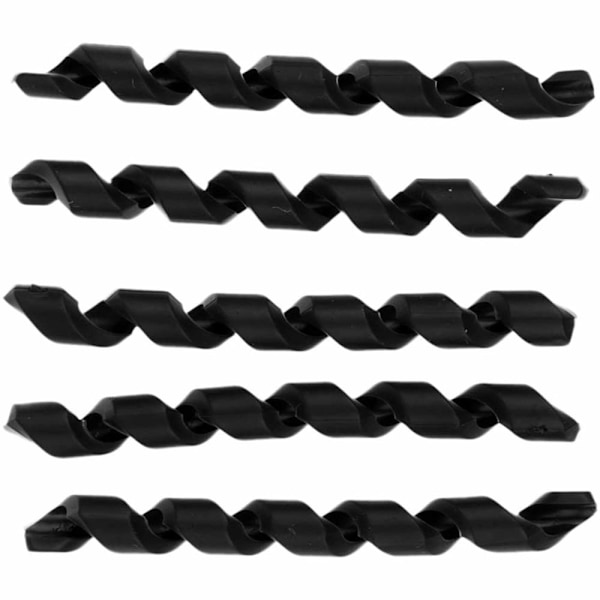 5 stk. Cykelbremse Skiftehus Dæksler Rammebeskytter Gummi Cykelkabelsleeve - Sort black