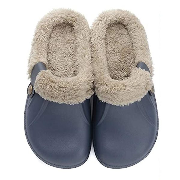 Herresko Hjemmesko Have Clogs Vandtætte Pelsforet Bred Pasform Hjemmesko