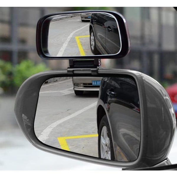 Blind Spot Sidespeil, Bilutvendig Speil Reflekterende MED 360° Justerbar Stabil HD Vanntett, Vidvinkel Sidespeil for Biler Truck RV 49mm