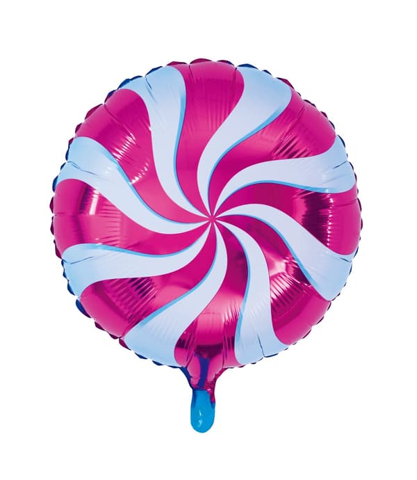 Gaggs Folieballong Virvel Rosa