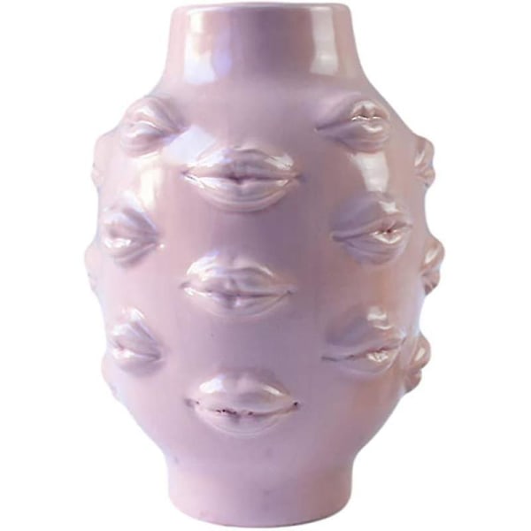 Creative Lips Vase Artist Hjem Stue Blomsterkunst Vase dekorasjon