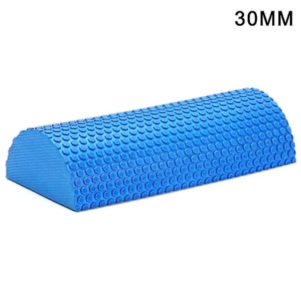 Puolipyöreä EVA-vaahtomuovirullat Hieronta Tasapaino Kannettava Joogalle Pilatesille Fitnessille 30mm