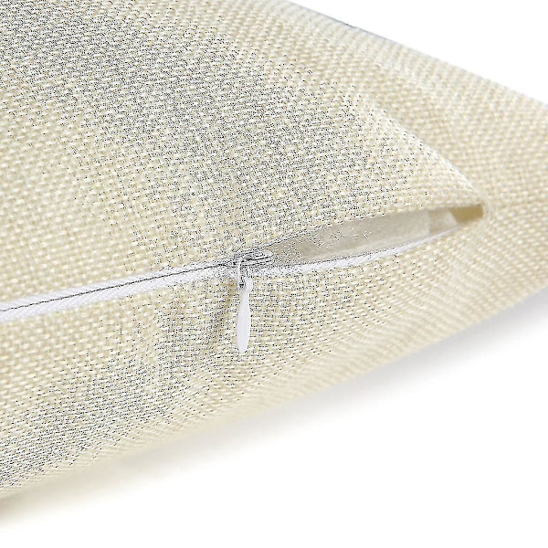 Sort Gult Kontrastfarve Splice Design Linned Pudebetræk Sofa Pude