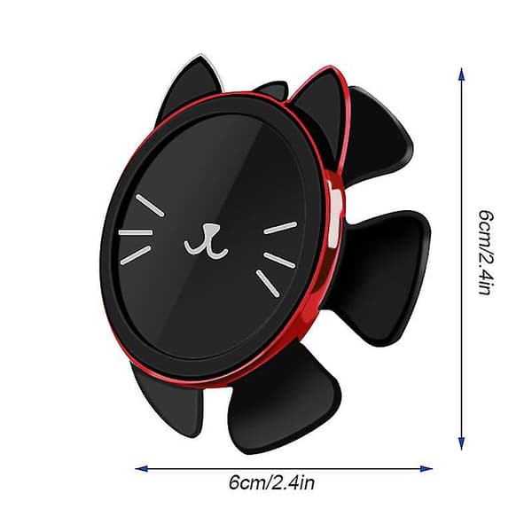 Magnetisk Telefonbilfeste, Rattet Universal Navigasjon Mini Telefon Stativ Holder