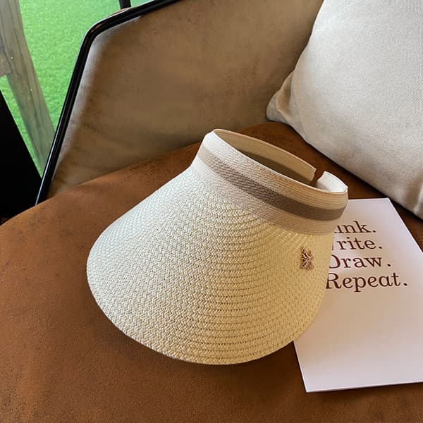 Solhat til kvinder, med bred skygge til kvinder, Sombrero White