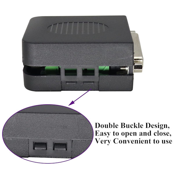 DB25 Hun Breakout Board Connector DB25 Lang Bolte 2 Række Hun 25-bens Loddefri Serial Port Adapter til Terminal Connector Skilt FemaleNut