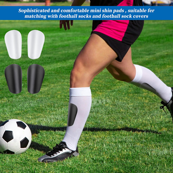2 STK Mini Benskinner Fodbold, Miniature Benskinner Skridsikre Små Benskinner Beskyttende Professionelle Fodbold Benskinner Fodbold Mini Små