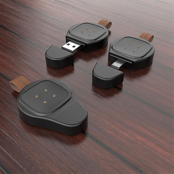 Hurtig opladning Smartband Dock-oplader Usb-opladerbase til Fitbit Versa 3/sense Type-c-interface