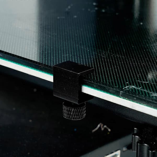 4 stk. glasklips til senge Justerbare aluminiumslegerings 3D-printer Fix glasklips til senge Hot Bed glasklips til platform