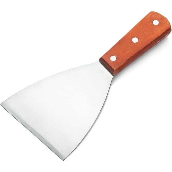 Grillspatel i rostfritt stål, kommersiell kvalitet, 8 1/4 tum, Teppanyaki