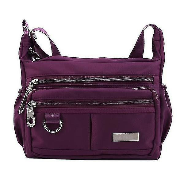 Ny Fashion Dame Vandtæt Nylon Taske Enkelt Skuldertaske Crossbody Taske Casual Håndtasker