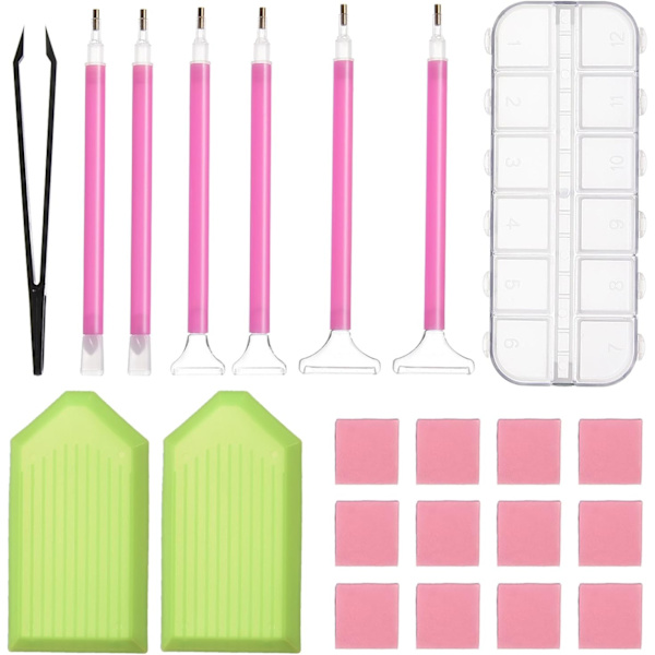 Timanttimaalaustyökalut DIY-timanttisetti