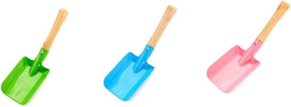 3 stk. hagespader Premium treskovl for enkel omplanting og graving Multifunksjonell spade