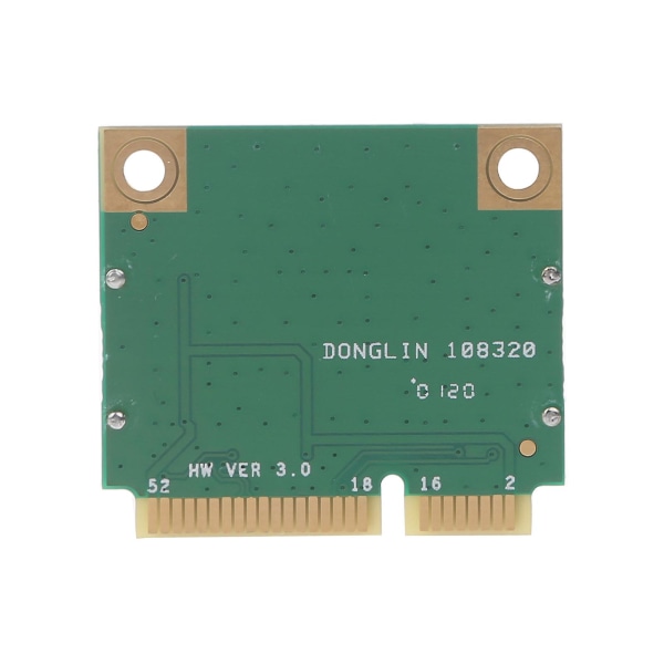 Puolikas Pci-e Wifi Wlan-sovitin Atheros Qca6174 Mini Pci Verkkokortti Dual Band