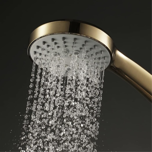 Funksjon Høytrykks håndholdt dusjhode Vannbesparende dusjhode Børstet abs Håndholdt regndusjhode med silikonvannuttak