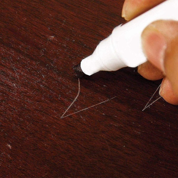 Möbelreparation Träreparationsmarkörer Touch Up Repair Penna-17st-markörer och vaxpinnar, för fläckar, repor, bord