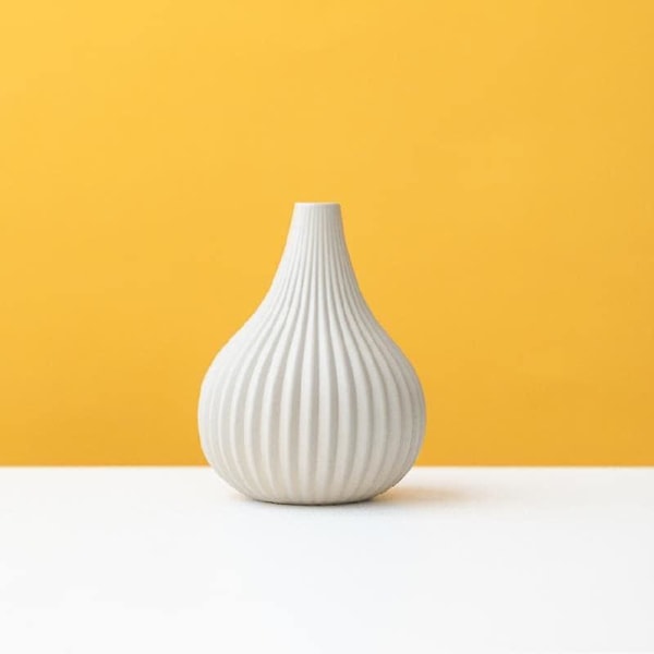 Indretning Ny moderne luksus boligdekoration Keramik vase (keramik hvid)