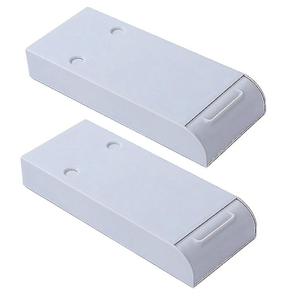 2 stk Skjult Skrivebord Bm Stora Boks Under Skrivebord Pen Box Usynlig Er Type Statary Container Diverse Varer Izer (grå)