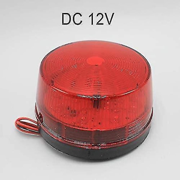 12v Alarm Blinkende Lys, Sikkerhetsalarm Strobe Lys Stroboskopisk Signallamp Gave