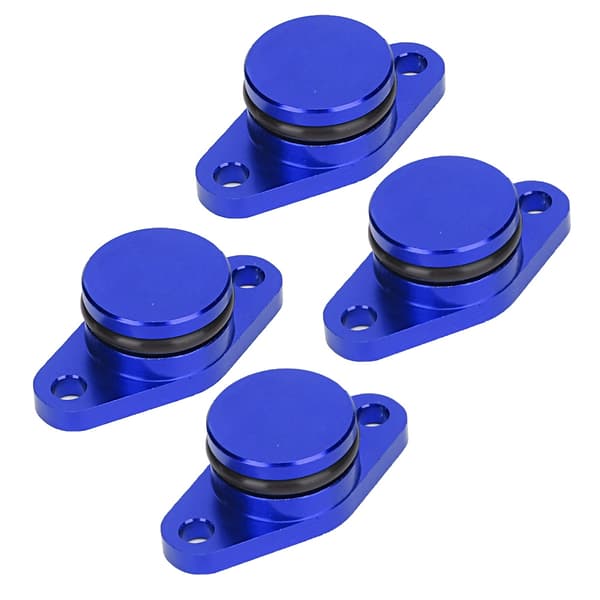 4x22mm motorhvirvelflapfjernelsespropper med gummipakninger til E87 120d (blå)