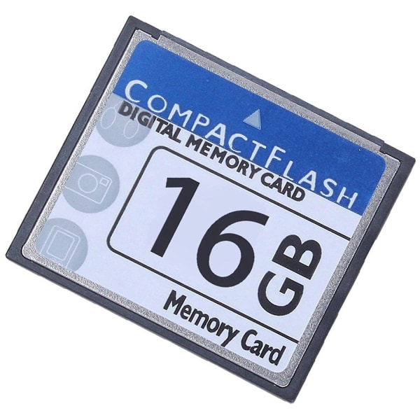 2x Professional 16gb Compact Flash -muistikortti (valkoinen ja sininen)