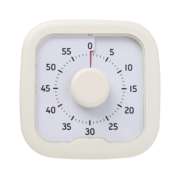 Visuel nedtællingstimer til køkkenmøder Stille magnetisk timer Letlæseligt display 60 minutters timer til klasseværelseslæring