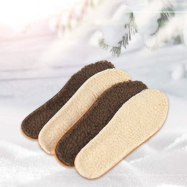 1 Pair Of Insoles Wool Felt Insoles - Sweat-absorbing And Breathable Insoles