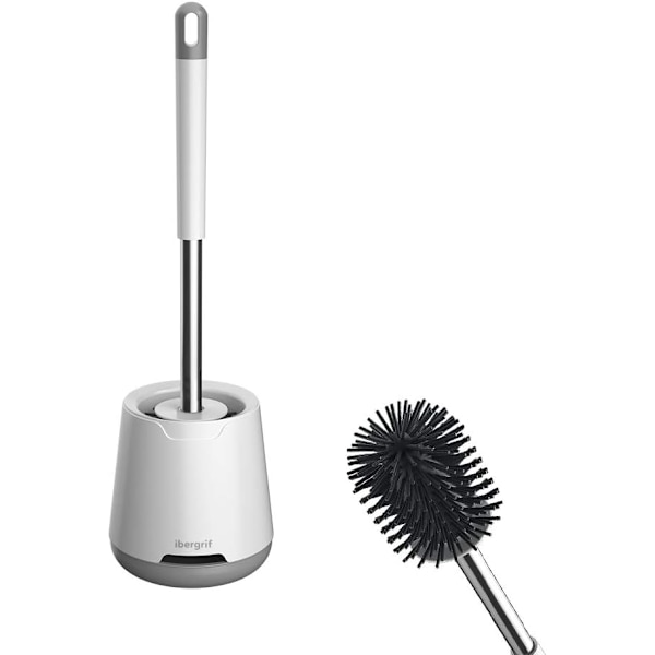 M34152 Silikoniset WC-harjat ja -telineet, syväpuhdistaja, WC-harja nopeasti kuivuvalla telinesarjalla kylpyhuoneeseen style 1 style 1