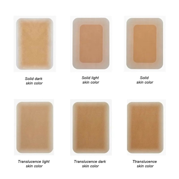 Tatueringstäckande Tejplapp Svett- och Vattentät Effektiv Tatueringstäckande Tejp Ultratunn Osynlig Andningsbar Plåster (Solid ljus) Solid light One Size