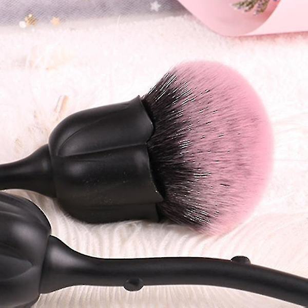 Kynsi pölyharja Pehmeä Ohut Nylon Kuitu Hiukset Meikkiharja Pölyn Poistamiseen Kotiin