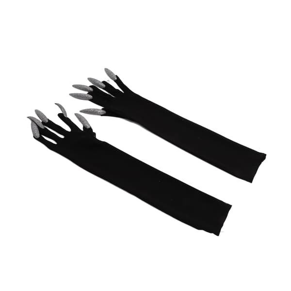 Halloweenhandsker lavet af polyester, åndbare, holdbare, vaskbare, kostumetilbehør til fest