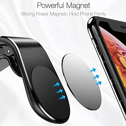 Biltelefonholder med magnetisk montering, L-formet, inkluderer super stærk magnet.