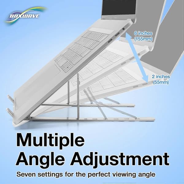 Justerbart tabletstativ med køleventilator til Sky Devices SKY PAD8, ergonomisk aluminiumsholder