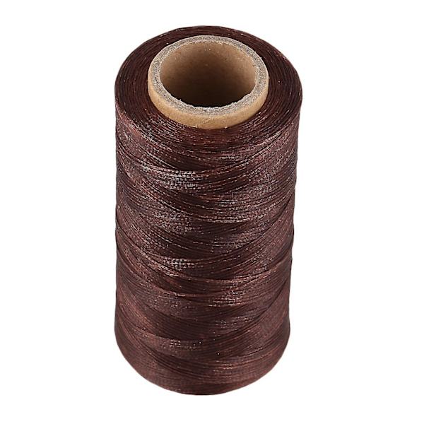 2 st 260m 150d 1mm Läder Sytråd Vaxad Tråd Handnål Snöre Hantverk Diy Nytt Ljust Brun & Mörk