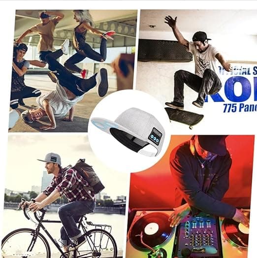 Bluetooth-hattu, Bluetooth-neulehattu, Bluetooth-hattu miehille, Trendikäs älyhattu, Baseball-lippis miehille Grey