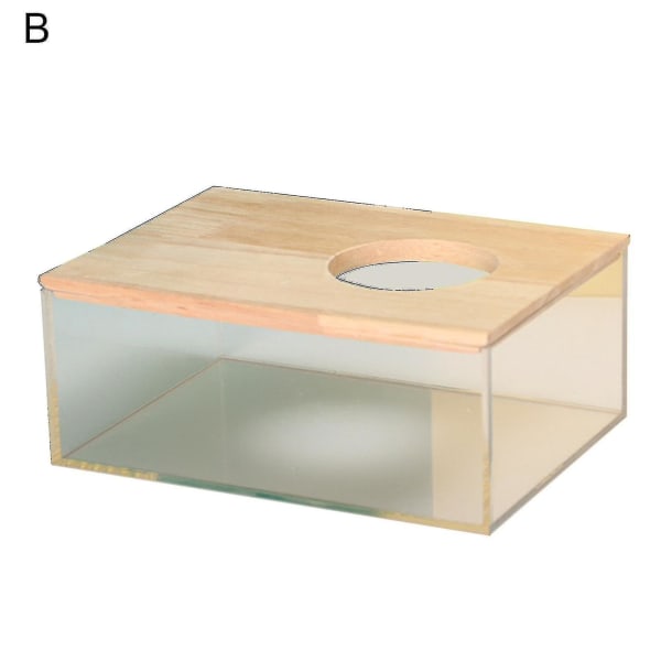 Hamster Bathroom Thick Panel Superior Habitat Viewable Small Pet Hamster Sand Container For Home