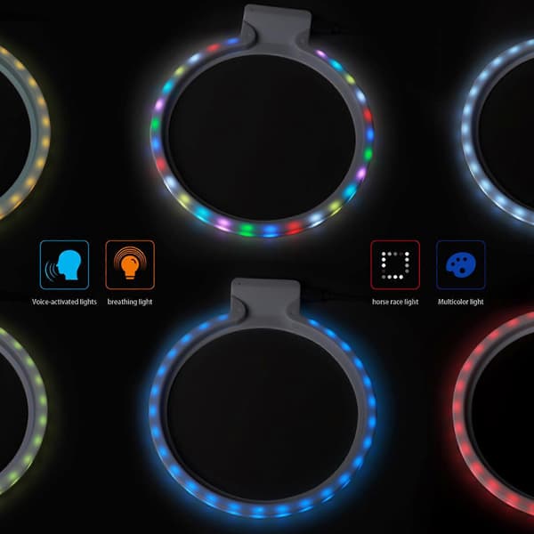 Interaktiv Lyd til Lys Gaming Dock Base Support til P5 Energieffektiv LED Stand Docking Holder
