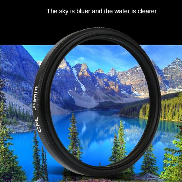 Puhelimen kameran linssi 37mm Cpl Puhelimen polarisoitu linssi Clip On Filter Lens